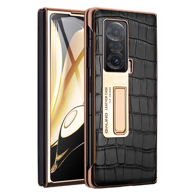 QIALINO Phone Case for Honor Magic V Shockproof Hard PC Cover Anti-Drop View Window Phone Case with Kickstand QIALINO Phone Case for Honor Magic V Shockproof Hard PC Cover Anti-Drop View Window Phone Case with Kickstand